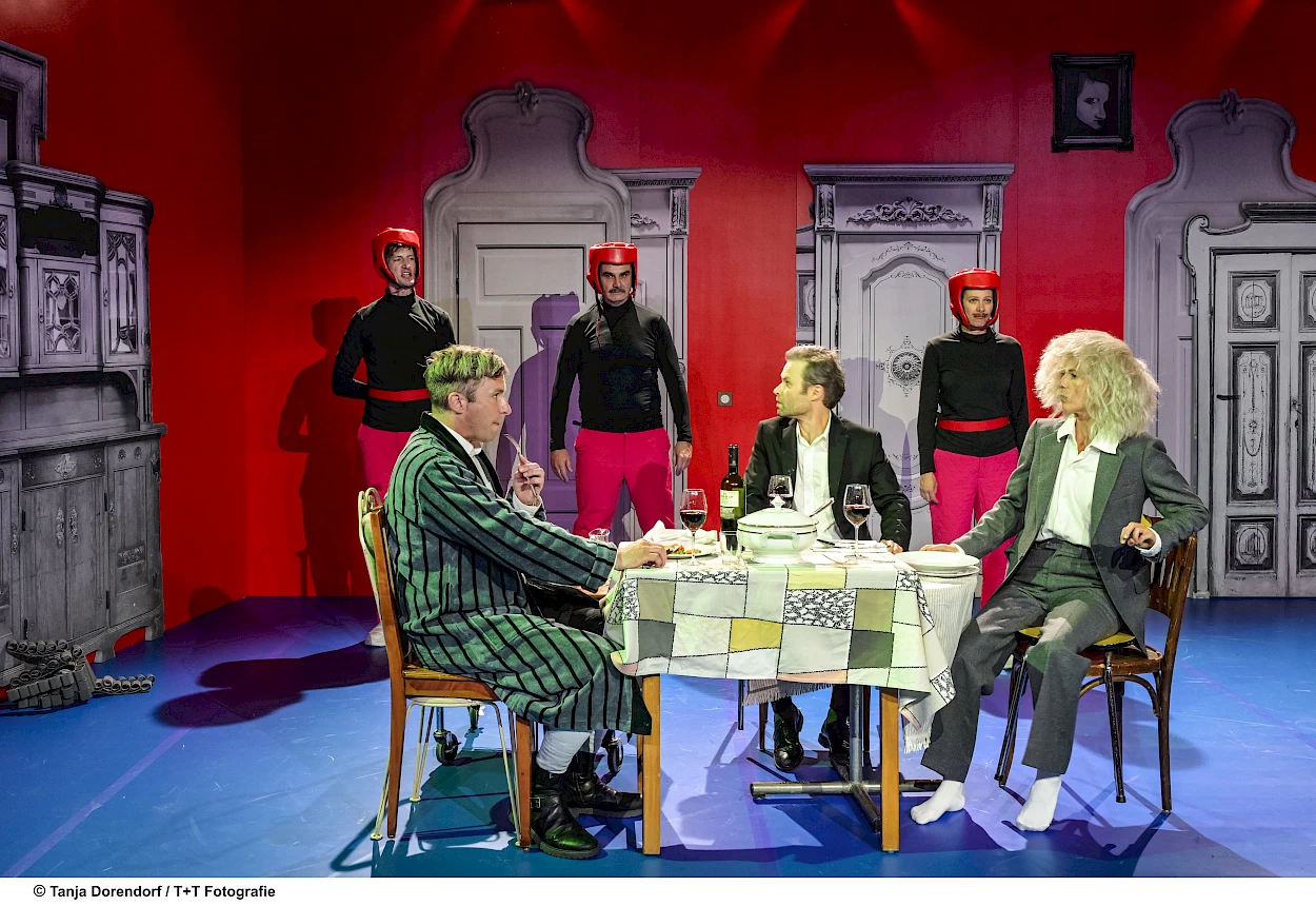Die Physiker,Axel Julius Fündeling, Jonas Gygax, Pit-Arne Pietz, Doris Schäfer, Michael von Burg, Miriam Wagner